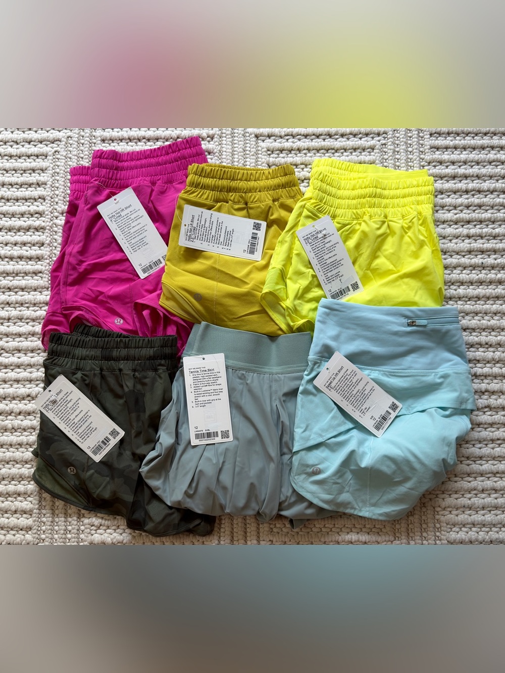NWT Lululemon Short and Skirt Bundle Size 12